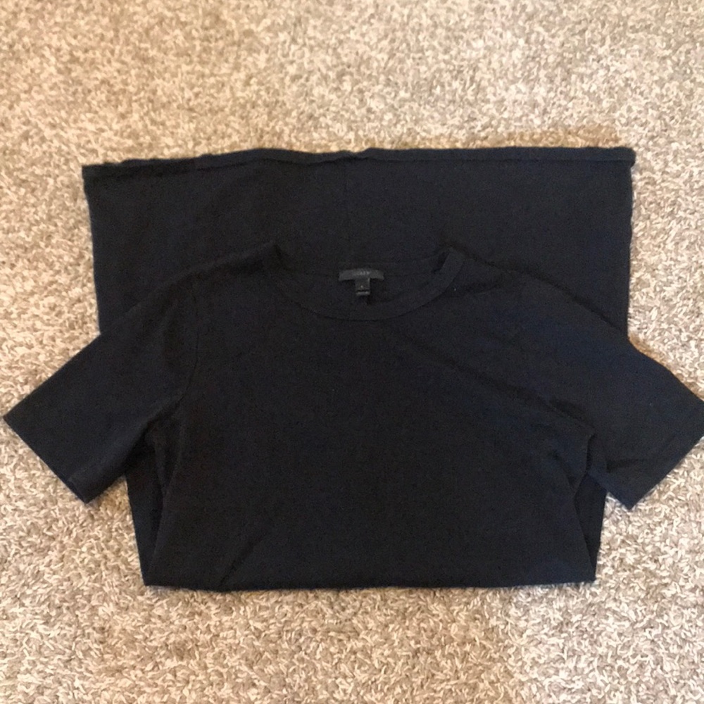 Black JCrew T-shirt dress